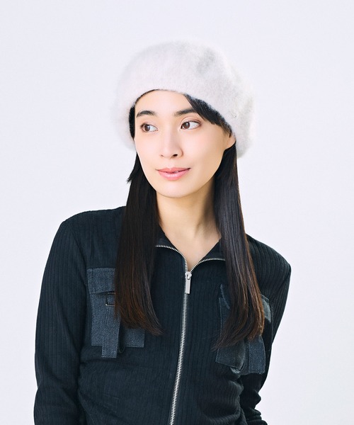 CA4LA（カシラ） 帽子 ベレー帽 CF A.MELANGE 8 レディース : ZOZOTOWN