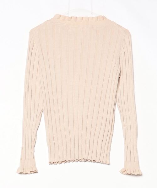 「Khaju」 長袖ニット - ベージュ レディース_画像2