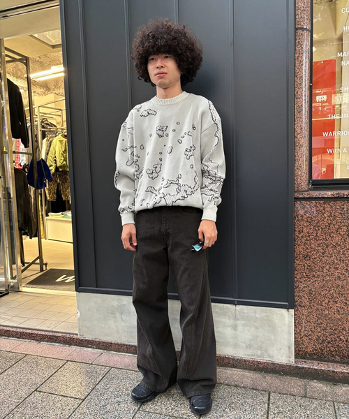 BAL（バル） セーター ニット JACQUARD COTTON CREWNECK SWEATER