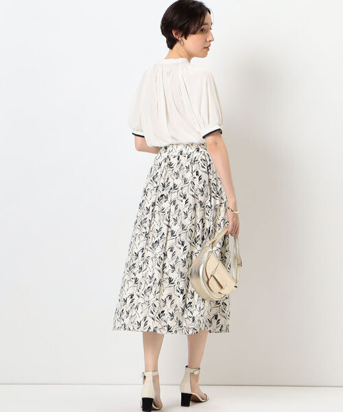 「NOLLEY'S Sophi」 半袖ブラウス 38 ホワイト系その他4 レディース_画像3