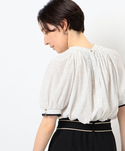 「NOLLEY'S Sophi」 半袖ブラウス 38 ホワイト系その他4 レディース_画像8