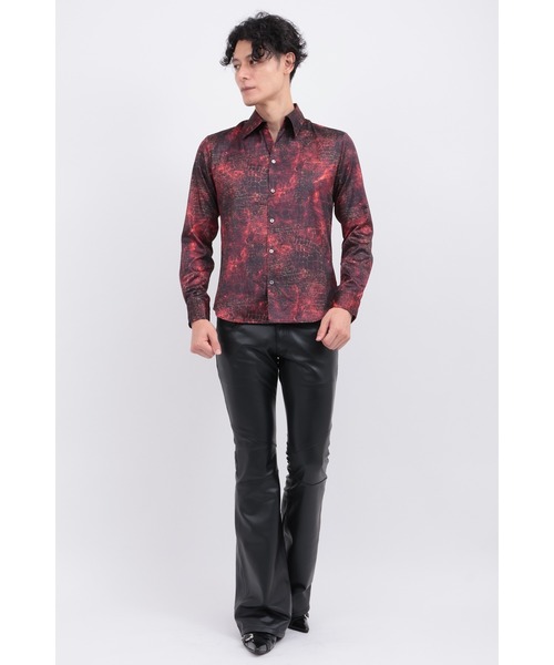 TORNADO MART（トルネードマート） シャツ マーブルクロコダイル