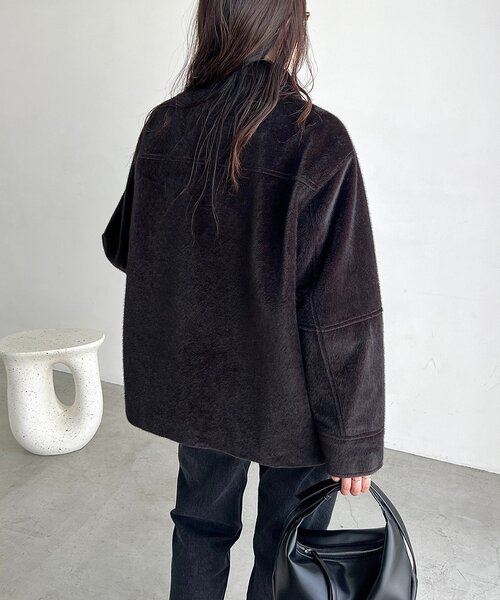 カプリシューレマージュ☆ ホースファーハーフコート☆NUGU ZARA ラウレア カプリシューレマージュ☆ ホースファーハーフコート☆NUGU ZARA