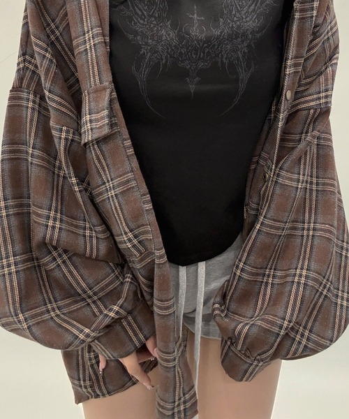 FOLLOWIN（フォロウィン） ブラウス シャツ ユニセックスY2Kスタイル