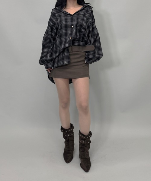 FOLLOWIN（フォロウィン） ブラウス シャツ ユニセックスY2Kスタイル