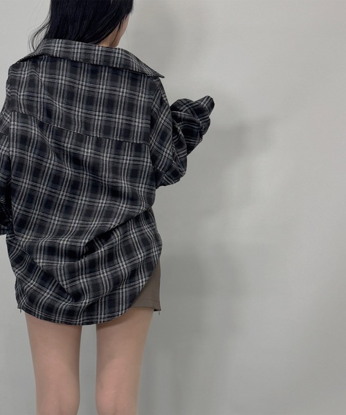 FOLLOWIN（フォロウィン） ブラウス シャツ ユニセックスY2Kスタイル