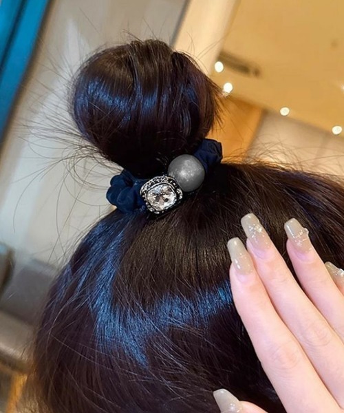 miniministore（ミニミニストア） ヘアゴム ビジュー付き ヘアゴム