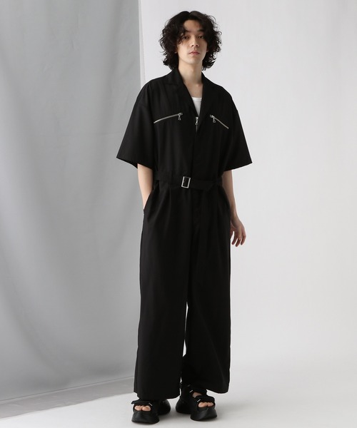 【極美品】HARE ハレ ジャンプスーツ オールインワン ブラック HARE（ハレ） オールインワン FREE ブラック メンズ : ZOZOTOWN Yahoo