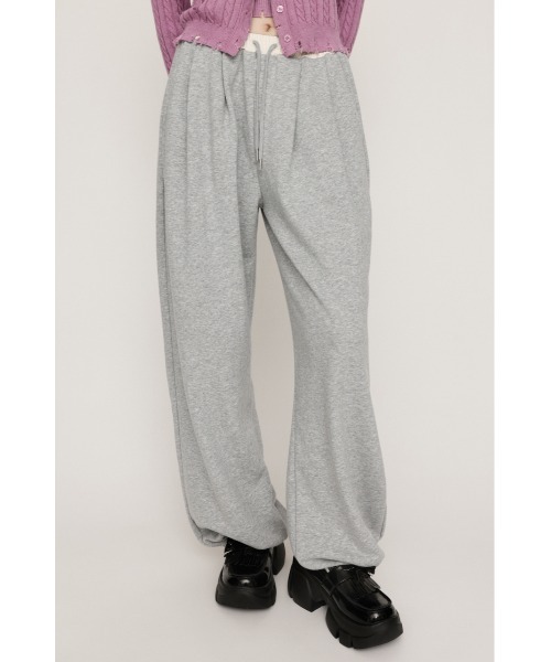 SLY（スライ） スラックス パンツ W WAIST CUT PANTS ダブルウエスト