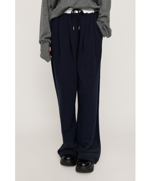 SLY（スライ） スラックス パンツ W WAIST CUT PANTS ダブルウエスト