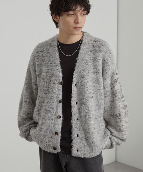 MONO-MART（モノマート） カーディガン ミックスカラー オーバーサイズ