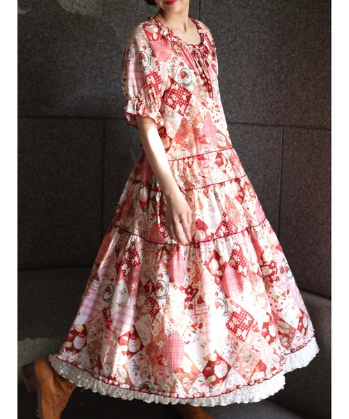 PINKHOUSE ピンクハウス　　P.H刺繍付きドレス PINK HOUSE（ピンクハウス） ワンピース PH Tea Party ONE PIECE