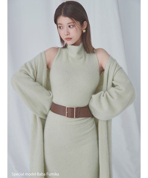 SNIDEL（スナイデル） ワンピース 「HIGH QUALITY」メリノウールアメ