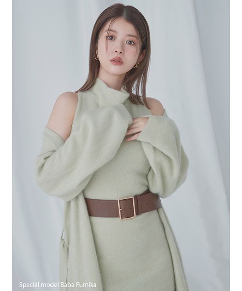 SNIDEL（スナイデル） ワンピース 「HIGH QUALITY」メリノウールアメ