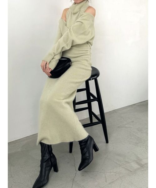 SNIDEL（スナイデル） ワンピース 「HIGH QUALITY」メリノウールアメ