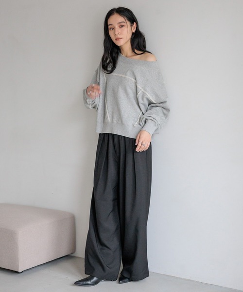 LOWRYS FARM（ローリーズファーム） パンツ ウールライクイージー