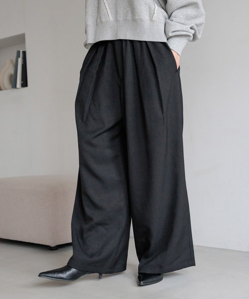 LOWRYS FARM（ローリーズファーム） パンツ ウールライクイージー