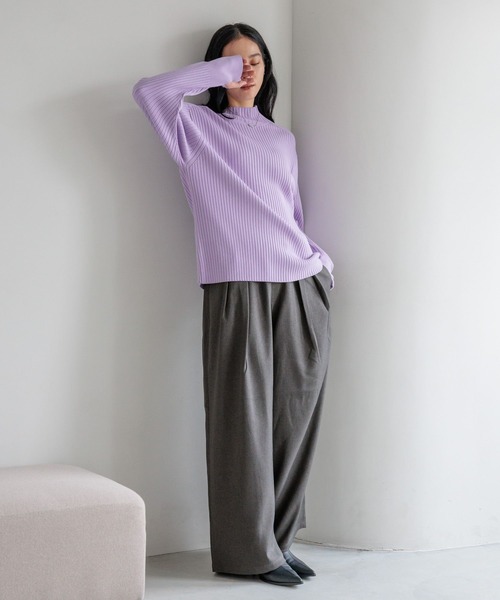 LOWRYS FARM（ローリーズファーム） パンツ ウールライクイージー