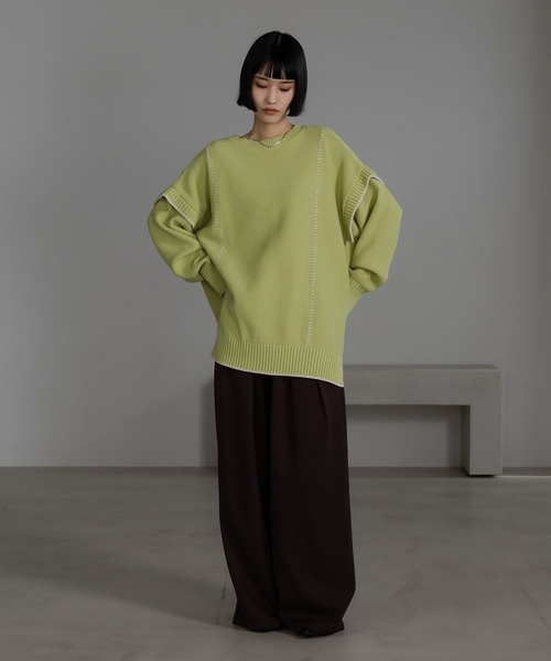 LOWRYS FARM（ローリーズファーム） パンツ ウールライクイージー