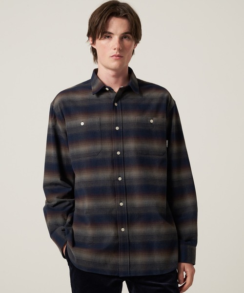 Eddie Bauer（エディーバウアー） シャツ スノーキャット フランネル