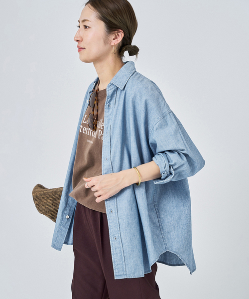 FRAMeWORK（フレームワーク） ブラウス シャツ 「追加」ダンガリー