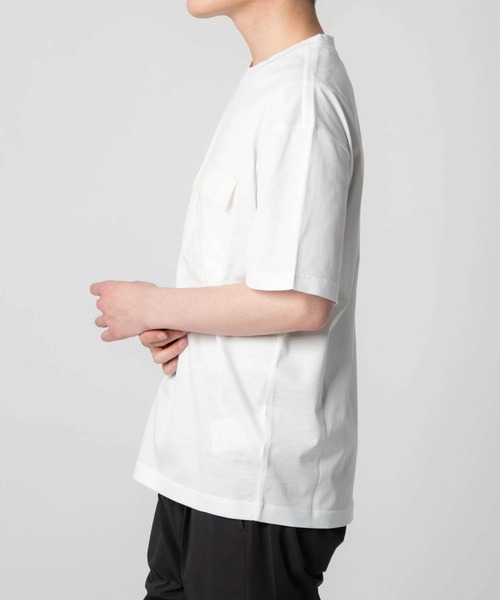 HERNO（ヘルノ） tシャツ HERNO SUPERFINE COTTON JERSEY 胸ポケット