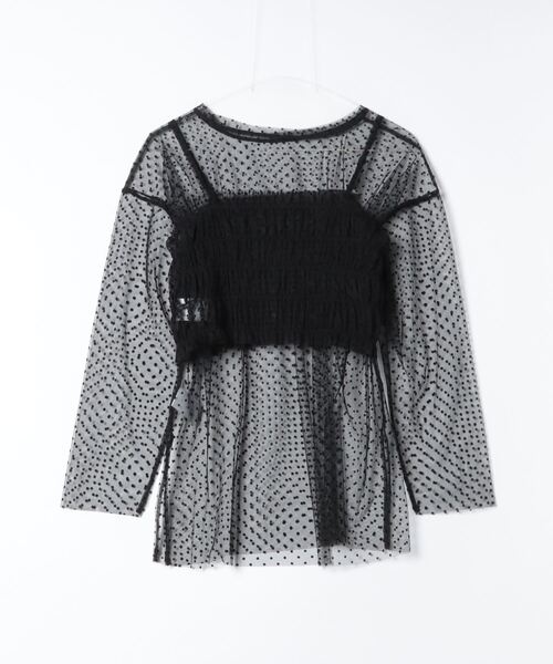 「Per sist ence」 キャミソール FREE アイボリー レディース_画像2