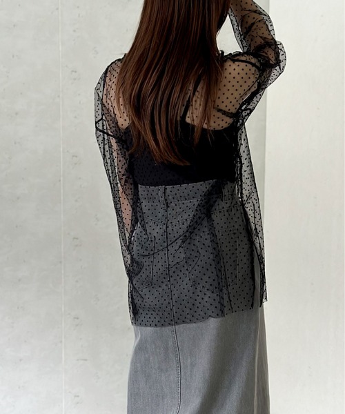 「Per sist ence」 キャミソール FREE アイボリー レディース_画像9