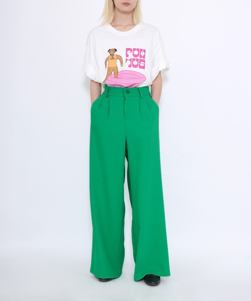 「PUNYUS」 パンツ 3 パープル レディース_画像7