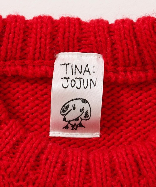 TINA：JOJUN（ティーナジョジュン） ニット セーター オリジナル ジャ