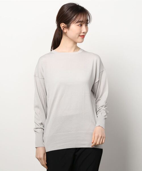 「Demi-Luxe BEAMS」 長袖ニット ONE SIZE ブラック レディース_画像2