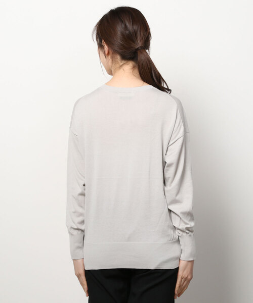 「Demi-Luxe BEAMS」 長袖ニット ONE SIZE ブラック レディース_画像4