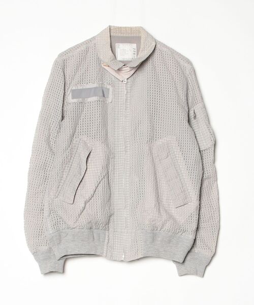 10月限定出品　sacai Jersey Zip Up Blouson ブルゾン sacai（サカイ） ブルゾン 2 グレー メンズ : ZOZOTOWN Yahoo!店