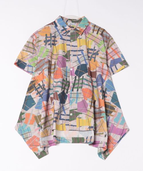 「unica」 半袖チュニック F ピンク レディース_画像3