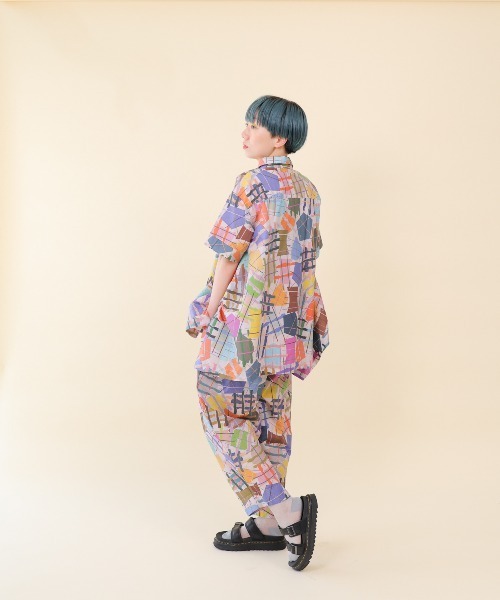 「unica」 半袖チュニック F ピンク レディース_画像5