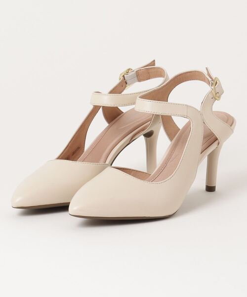 「ROCKPORT」 パンプス 23.5cm クリーム レディース_画像9