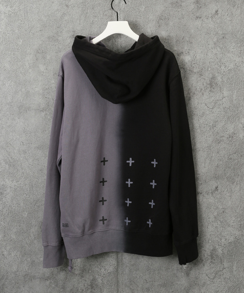 「KSUBI」 プルオーバーパーカー LARGE ブラック メンズ_画像2