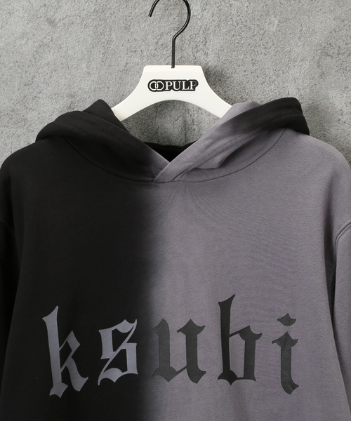 「KSUBI」 プルオーバーパーカー LARGE ブラック メンズ_画像3