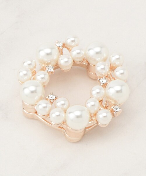 PINK HOUSE（ピンクハウス） ブローチ 桜Teddyぬいぐるみコサージュ