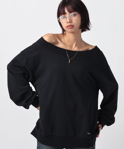 PAGEBOY（ページボーイ） トレーナー スウェット プレートオフショル