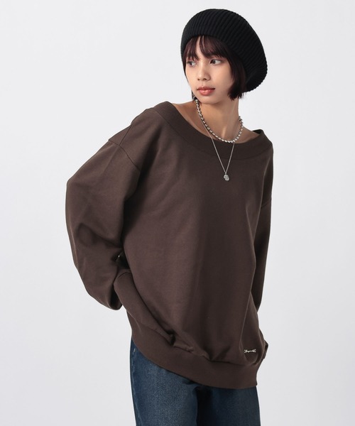 PAGEBOY（ページボーイ） トレーナー スウェット プレートオフショル