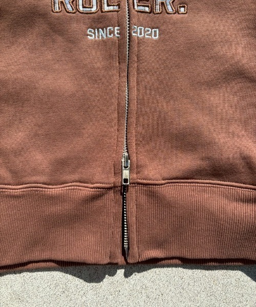 centimeter（センチメーター） パーカー Boxy ruler front zip hoodie