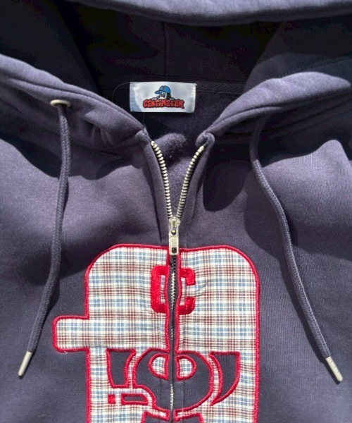 centimeter（センチメーター） パーカー Boxy ruler front zip hoodie