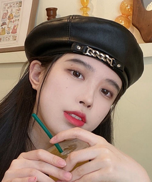 「Miniministore」 ベレー帽 FREE ブラック レディース_画像4