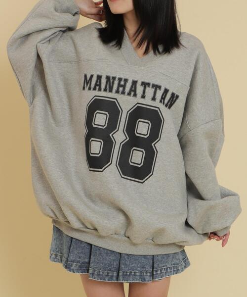 WOND トレーナー スウェット WOND/「25年秋冬新作」ゲームロゴビッグ