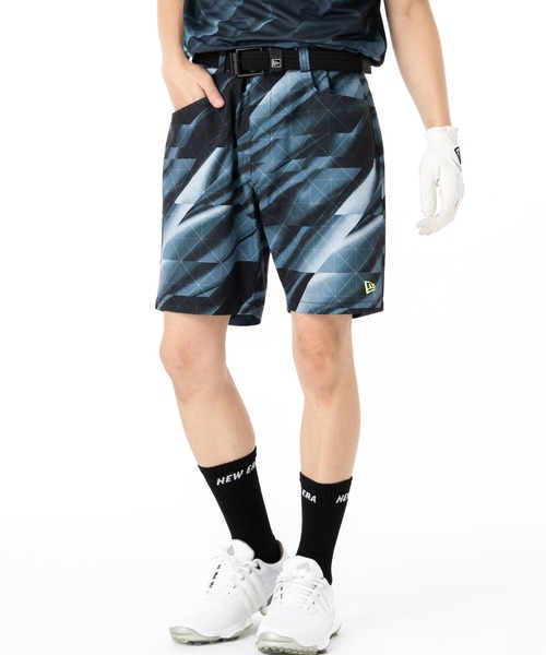 ニューエラ NEW ERA ゴルフウェア ショートパンツ メンズ ナイロン NEW ERA（ニューエラ） パンツ ゴルフ ショートパンツ 柄 メンズ