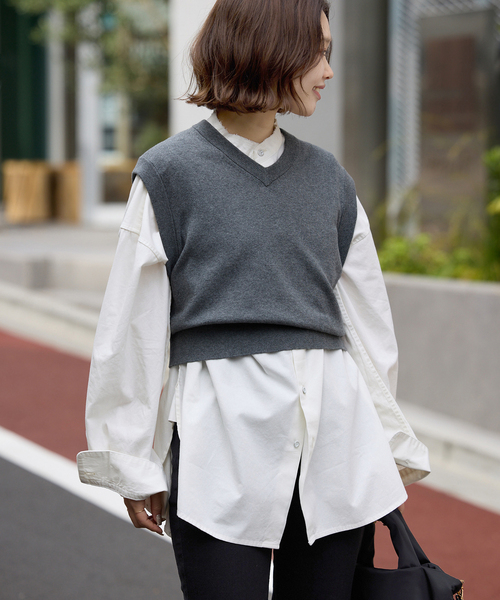 SLOBE IENA ブラウス シャツ LEDENIM REMAKE OVER SHIRT レディース
