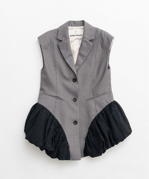 コート アウター サイドバルーンジレ / Side Balloon Gilet レディースの画像