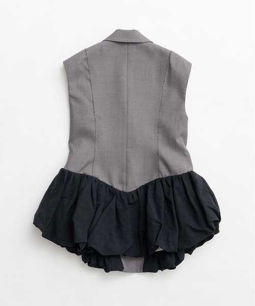 コート アウター サイドバルーンジレ / Side Balloon Gilet レディースの画像