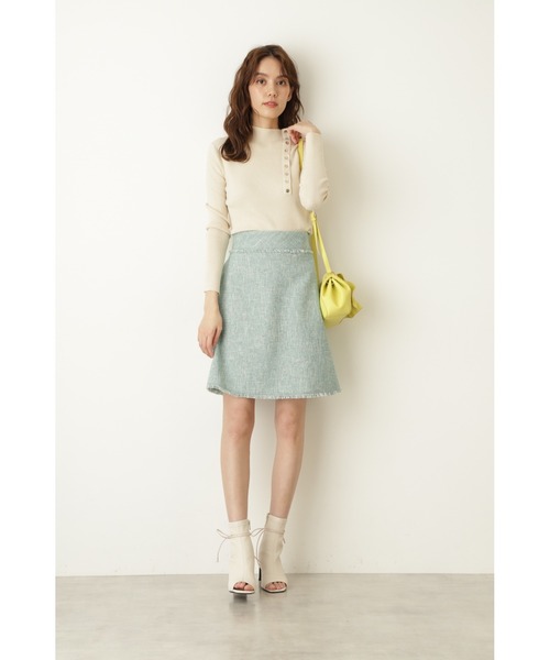 「JILL STUART」 長袖ニット FREE ネイビー レディース_画像6